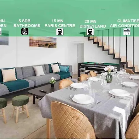 Maison Moderne Avec Jardin12 Pers Proche Paris & *