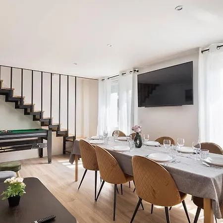 Guest house Maison Moderne Avec Jardin12 Pers Proche Paris &
